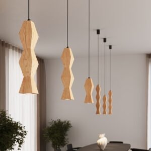Pendant Lamp Kubbe Medium S Beech Wood Uncategorized Great Lighting UK Ltd