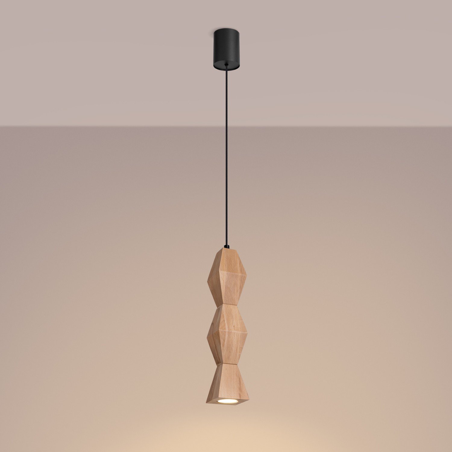 Pendant Lamp Kubbe Medium S Beech Wood Uncategorized Great Lighting UK Ltd