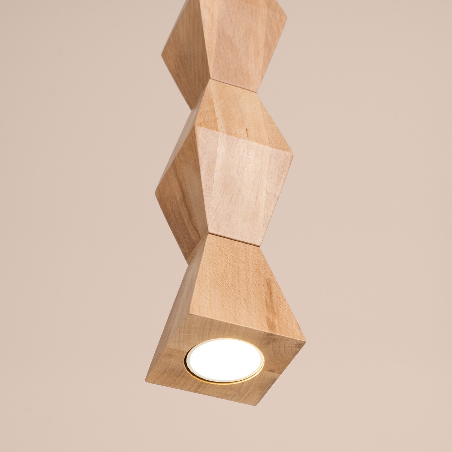 Pendant Lamp Kubbe Medium S Beech Wood Uncategorized Great Lighting UK Ltd