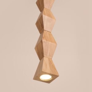Pendant Lamp Kubbe Large S Beech Wood Uncategorized Great Lighting UK Ltd