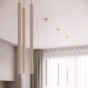 Pendant Lamp Arche 2P Beige Uncategorized Great Lighting UK Ltd
