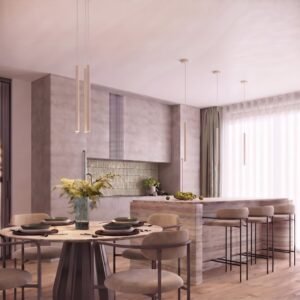 Pendant Lamp Arche 3P Beige Uncategorized Great Lighting UK Ltd