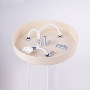 Pendant Lamp Arche 3P Beige Uncategorized Great Lighting UK Ltd