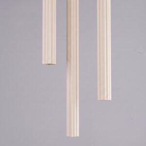 Pendant Lamp Arche 3P Beige Uncategorized Great Lighting UK Ltd
