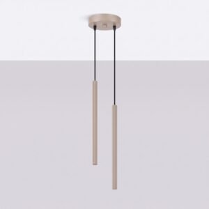 Pendant Lamp Arche 2P Taupe Uncategorized Great Lighting UK Ltd