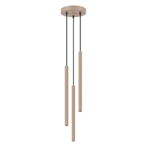 Pendant Lamp Arche 3P Taupe Uncategorized Great Lighting UK Ltd