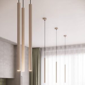 Pendant Lamp Arche 3P Taupe Uncategorized Great Lighting UK Ltd