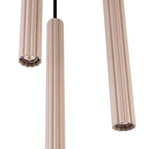 Pendant Lamp Arche 3P Taupe Uncategorized Great Lighting UK Ltd
