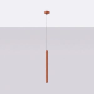 Pendant Lamp Arche 1 Red Ochre Red Pendant Lights Great Lighting UK Ltd