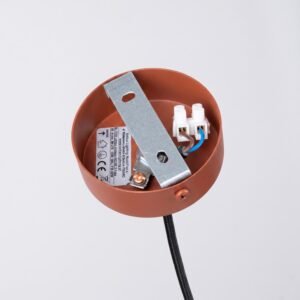 Pendant Lamp Arche 1 Red Ochre Red Pendant Lights Great Lighting UK Ltd
