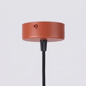 Pendant Lamp Arche 1 Red Ochre Red Pendant Lights Great Lighting UK Ltd
