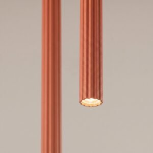 Pendant Lamp Arche 2P Red Ochre Uncategorized Great Lighting UK Ltd