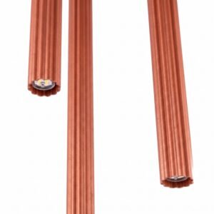 Pendant Lamp Arche 3P Red Ochre Uncategorized Great Lighting UK Ltd