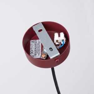 Pendant Lamp Arche 1 Burgundy Uncategorized Great Lighting UK Ltd