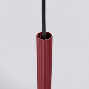 Pendant Lamp Arche 1 Burgundy Uncategorized Great Lighting UK Ltd
