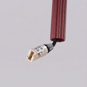 Pendant Lamp Arche 1 Burgundy Uncategorized Great Lighting UK Ltd