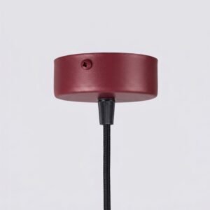 Pendant Lamp Arche 1 Burgundy Uncategorized Great Lighting UK Ltd