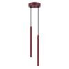 Pendant Lamp Arche 2P Burgundy Uncategorized Great Lighting UK Ltd