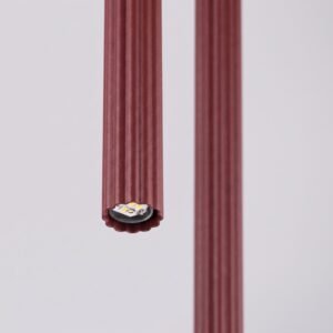 Pendant Lamp Arche 2P Burgundy Uncategorized Great Lighting UK Ltd