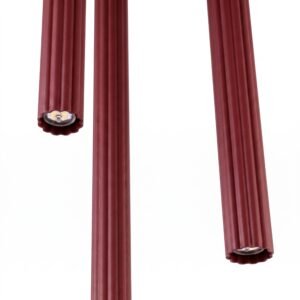 Pendant Lamp Arche 3P Burgundy Uncategorized Great Lighting UK Ltd