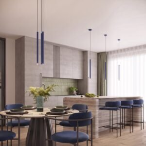 Pendant Lamp Arche 1 Ultramarine Uncategorized Great Lighting UK Ltd