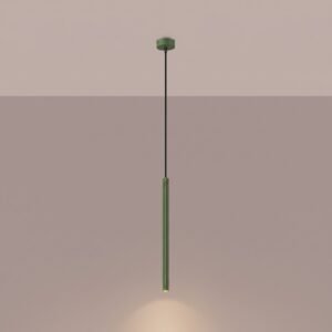 Pendant Lamp Arche 1 Olive Green Uncategorized Great Lighting UK Ltd