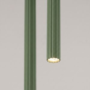 Pendant Lamp Arche 2P Olive Green Uncategorized Great Lighting UK Ltd