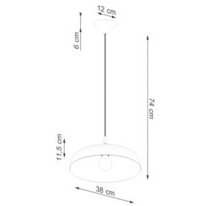 Pendant Lamp Gina Beige Uncategorized Great Lighting UK Ltd