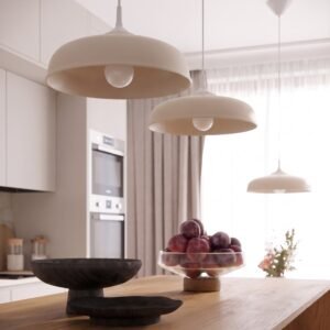 Pendant Lamp Gina Beige Uncategorized Great Lighting UK Ltd