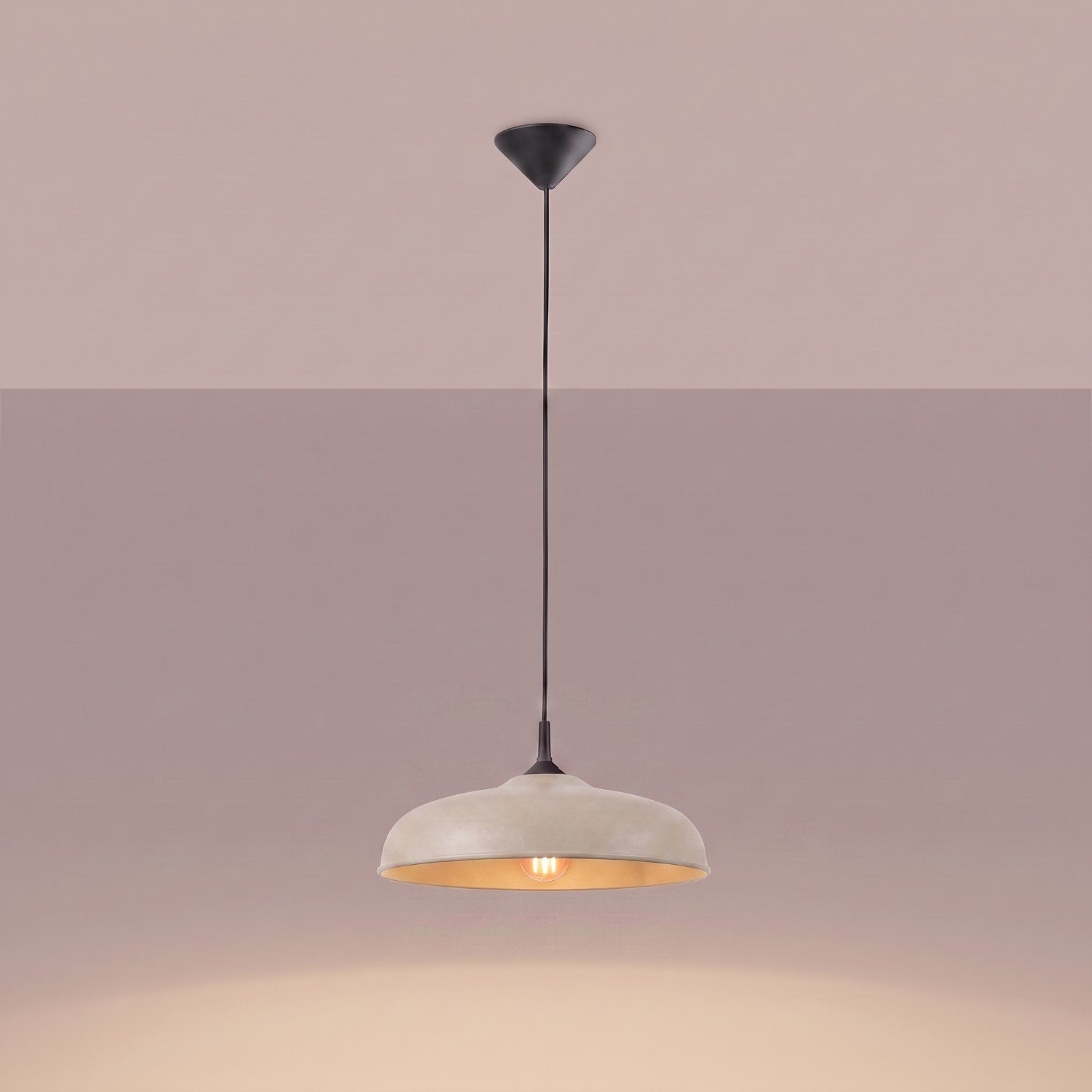 Pendant Lamp Gina Taupe Uncategorized Great Lighting UK Ltd