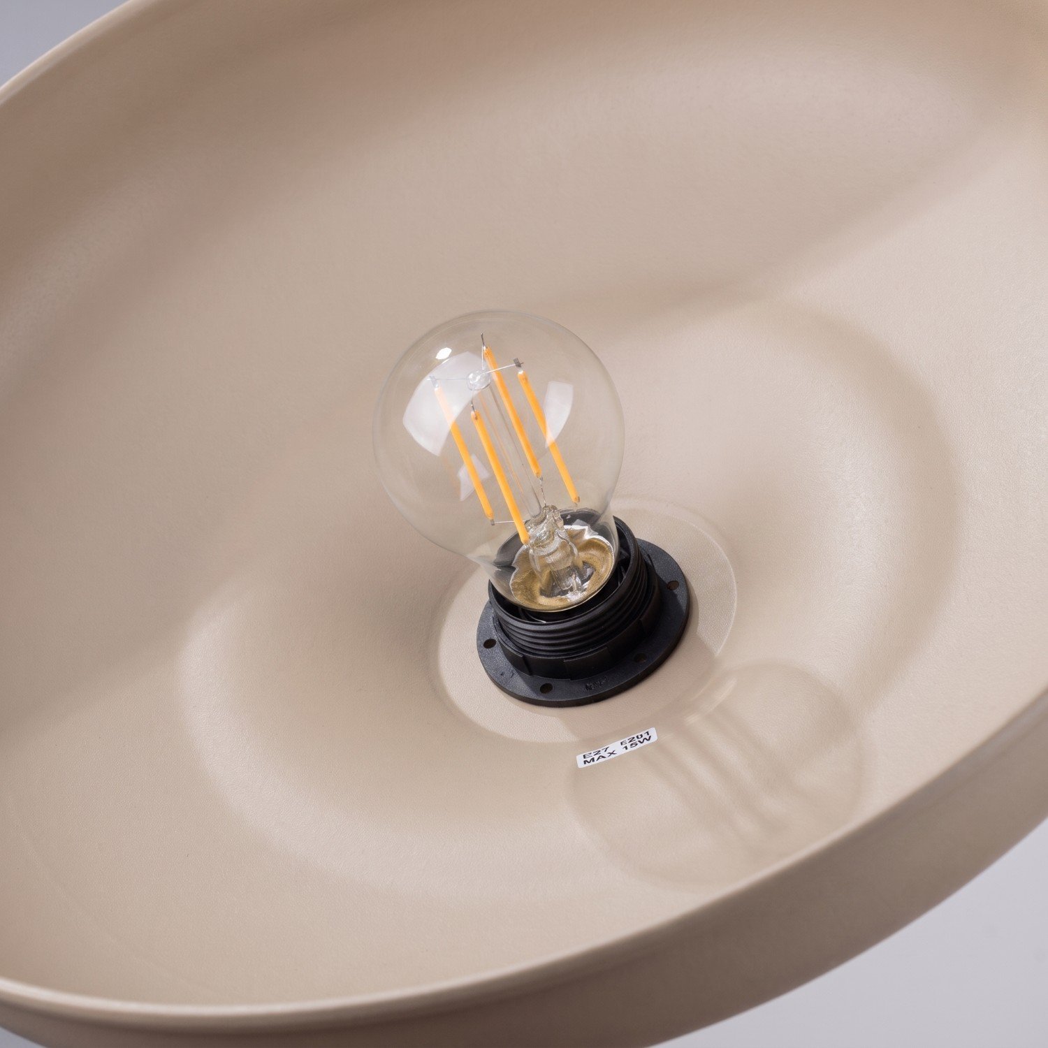 Pendant Lamp Gina Taupe Uncategorized Great Lighting UK Ltd