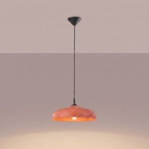 Pendant Lamp Gina Red Ochre Uncategorized Great Lighting UK Ltd