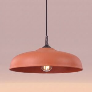 Pendant Lamp Gina Red Ochre Uncategorized Great Lighting UK Ltd