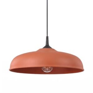 Pendant Lamp Gina Red Ochre Uncategorized Great Lighting UK Ltd