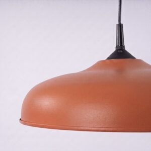Pendant Lamp Gina Red Ochre Uncategorized Great Lighting UK Ltd
