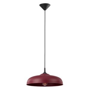 Pendant Lamp Gina Burgundy Uncategorized Great Lighting UK Ltd