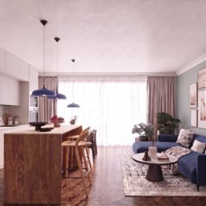 Pendant Lamp Gina Ultramarine Uncategorized Great Lighting UK Ltd