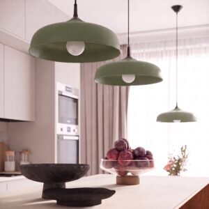Pendant Lamp Gina Olive Green Uncategorized Great Lighting UK Ltd