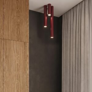 Ceiling Lamp Lagos 10 Burgundy Uncategorized Great Lighting UK Ltd