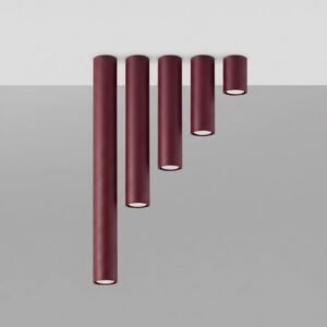 Ceiling Lamp Lagos 20 Burgundy Uncategorized Great Lighting UK Ltd