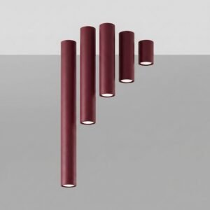 Ceiling Lamp Lagos 20 Burgundy Uncategorized Great Lighting UK Ltd