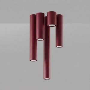Ceiling Lamp Lagos 20 Burgundy Uncategorized Great Lighting UK Ltd
