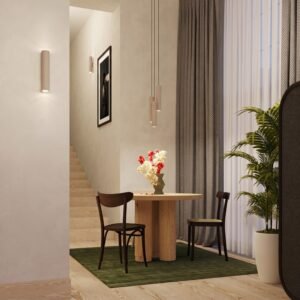 Pendant Lamp Lagos 1 Taupe Uncategorized Great Lighting UK Ltd