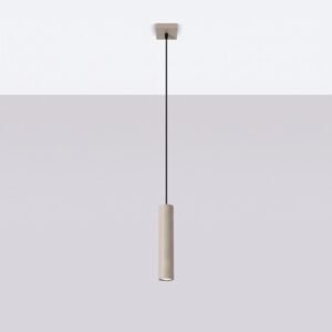 Pendant Lamp Lagos 1 Taupe Uncategorized Great Lighting UK Ltd