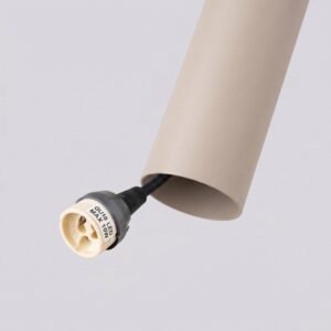 Pendant Lamp Lagos 1 Taupe Uncategorized Great Lighting UK Ltd