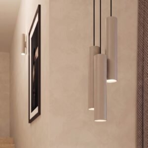 Pendant Lamp Lagos 3L Taupe Uncategorized Great Lighting UK Ltd