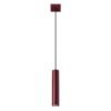 Pendant Lamp Lagos 1 Burgundy Uncategorized Great Lighting UK Ltd