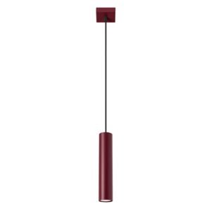 Pendant Lamp Lagos 1 Burgundy Uncategorized Great Lighting UK Ltd