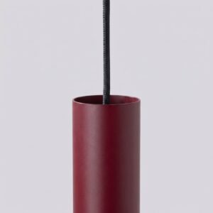 Pendant Lamp Lagos 1 Burgundy Uncategorized Great Lighting UK Ltd