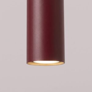 Pendant Lamp Lagos 1 Burgundy Uncategorized Great Lighting UK Ltd